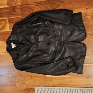 Lambskin leather jacket
